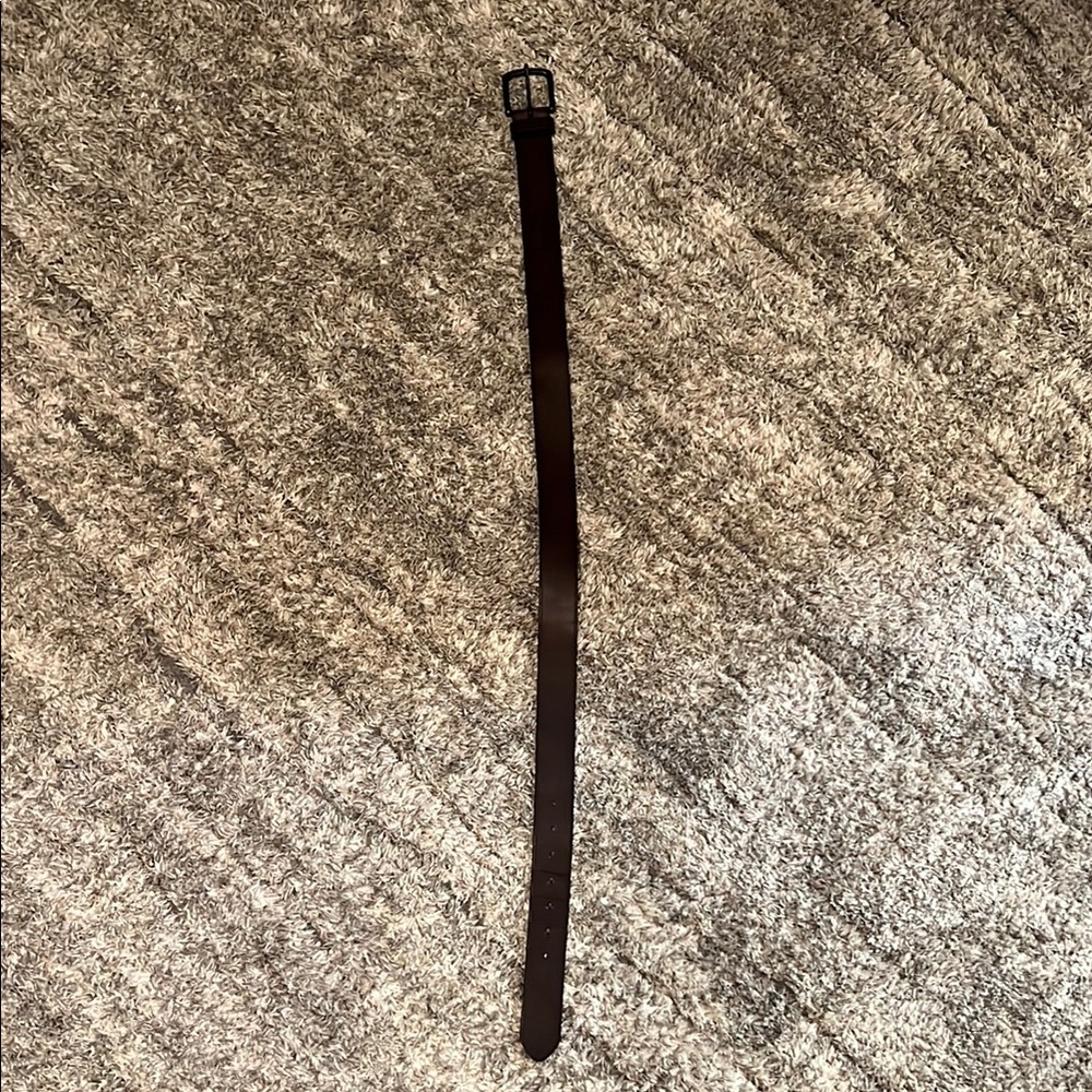 Classic Brown Leather Belt